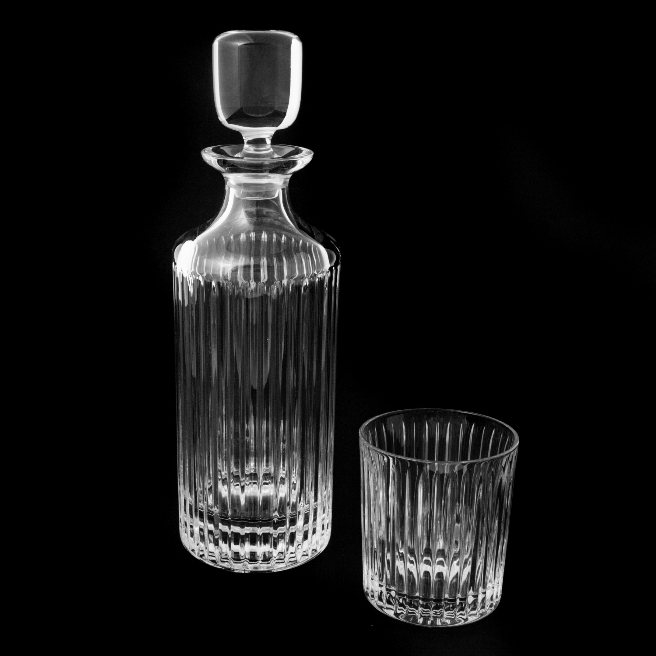 Набор для виски skyline штоф 750мл+6 стаканов Crystal bohemia a.s. на бутыль для помпы виски