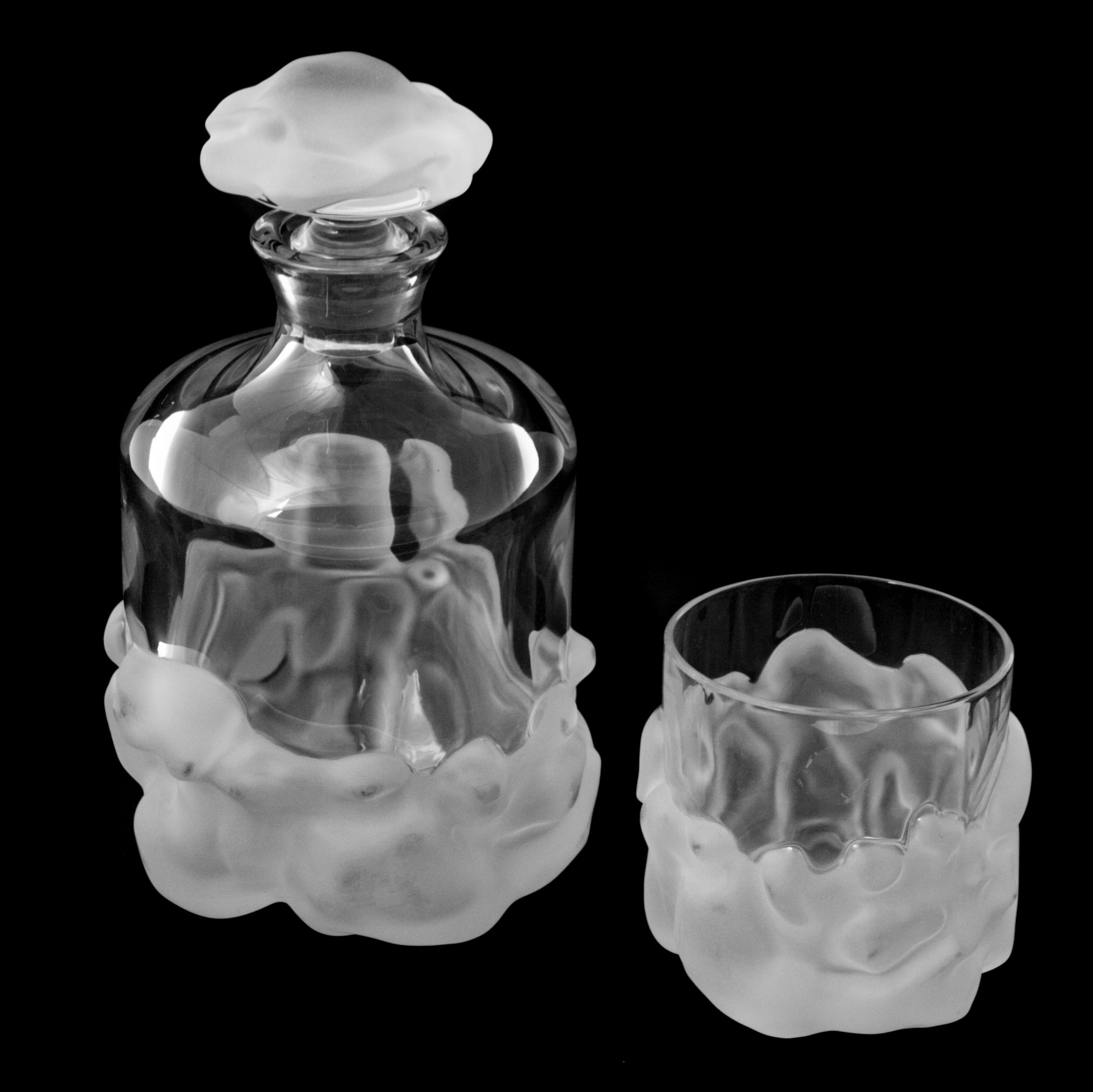 фото Набор для виски stone штоф 550мл+6 стаканов crystal bohemia a.s.
