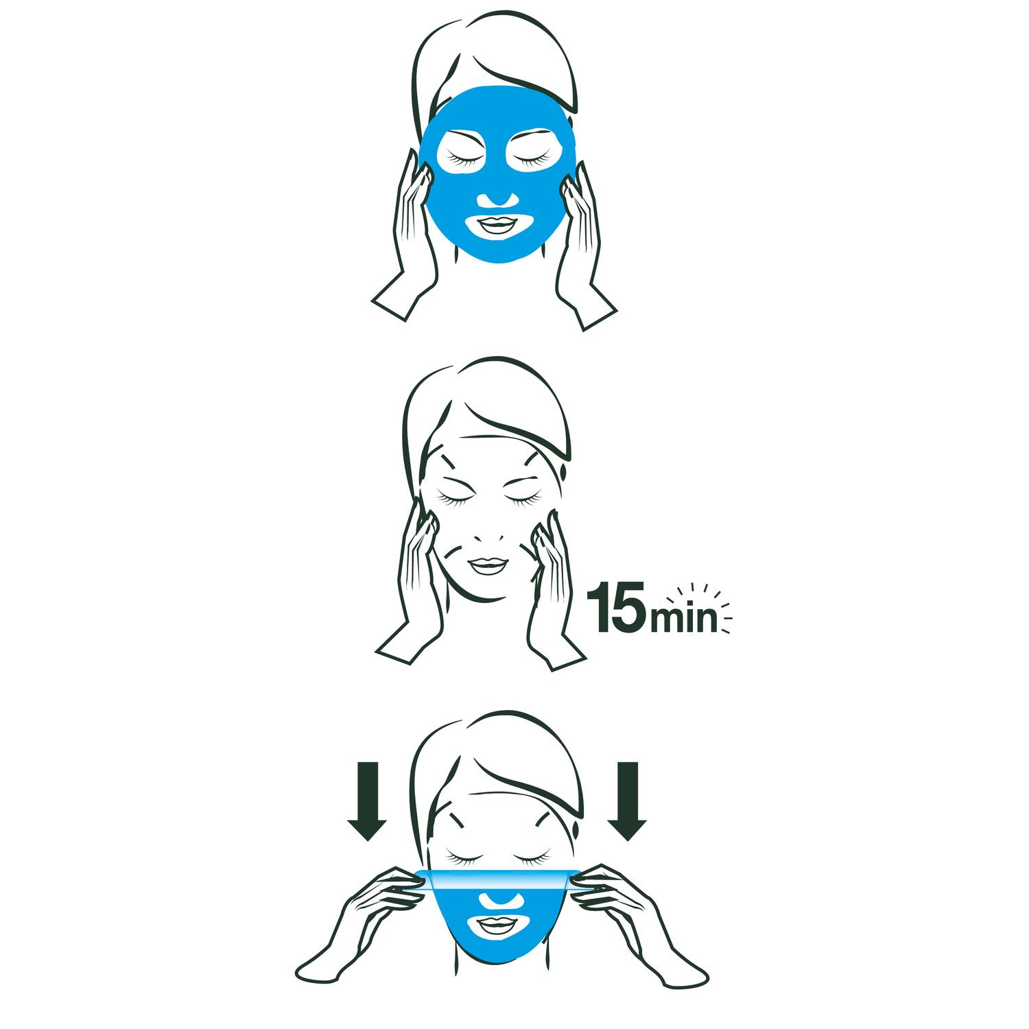 Тканевая маска Garnier Увлажнение + Антистресс супер увлажняющая снимающая усталость 32 г, размер 16x17,5x0,3 см C5852600 - фото 4