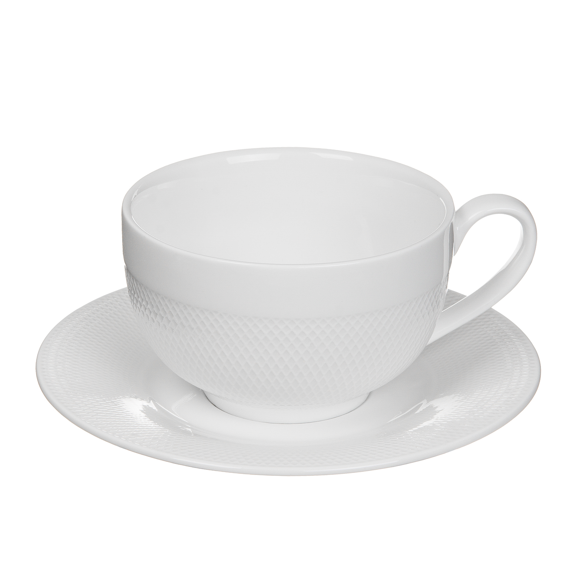 Пара кофейная чашка + блюдце 230 мл Tudor TUC1062-4 чашка чайная 300 мл tudor royal circle