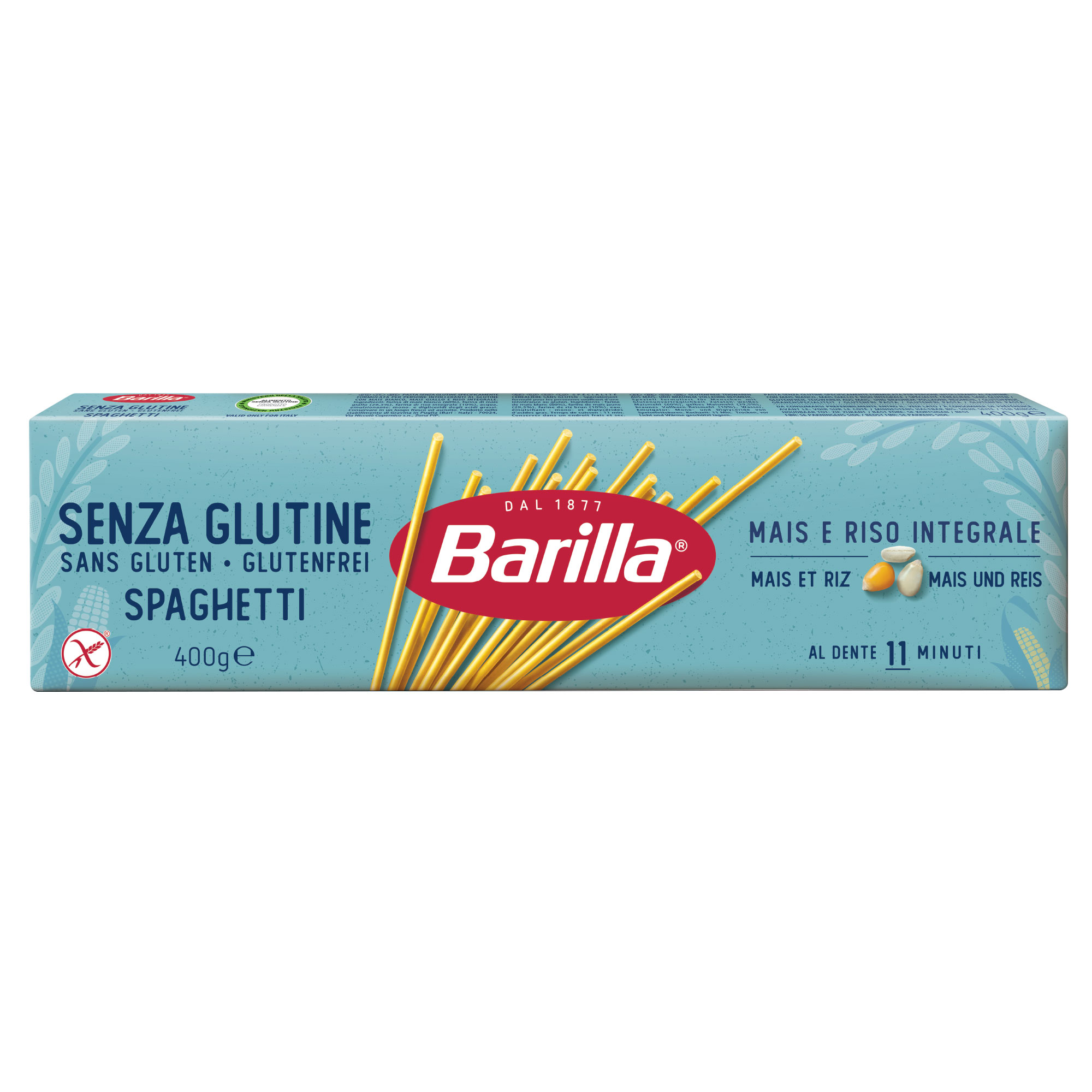 

Макароны Barilla Спагетти без глютена 400 г