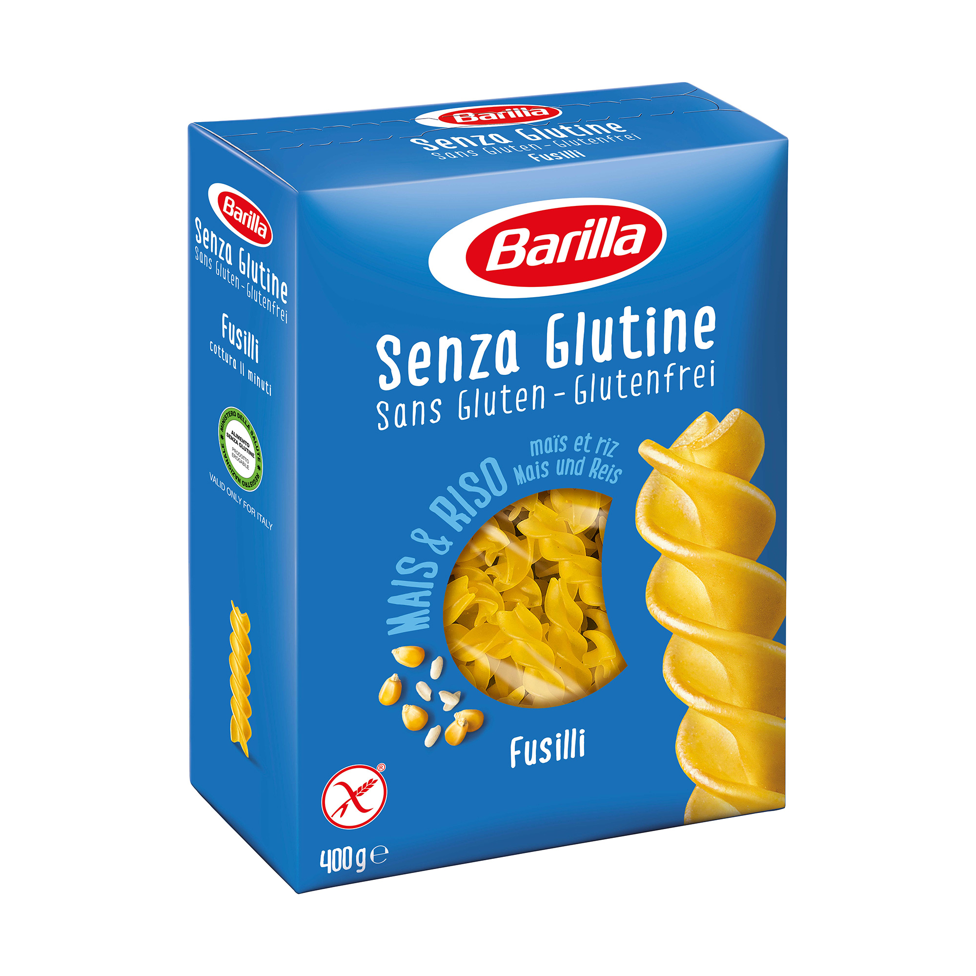 Макароны Barilla Фузилли без глютена 400 г макароны барилла спагетти без глютена 400 г