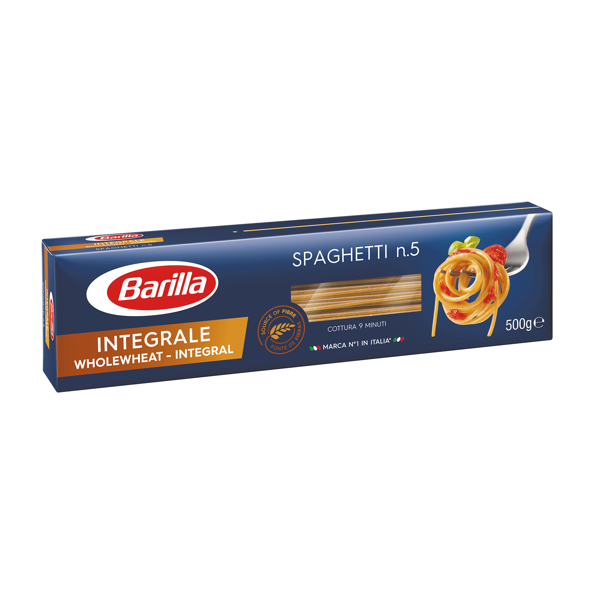 Макароны Barilla Спагетти цельнозерновые 450 г