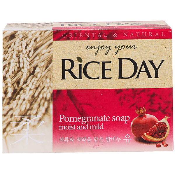 Мыло CJ Lion Rice Day с экстрактом граната и пиона 100 г мыльная основа