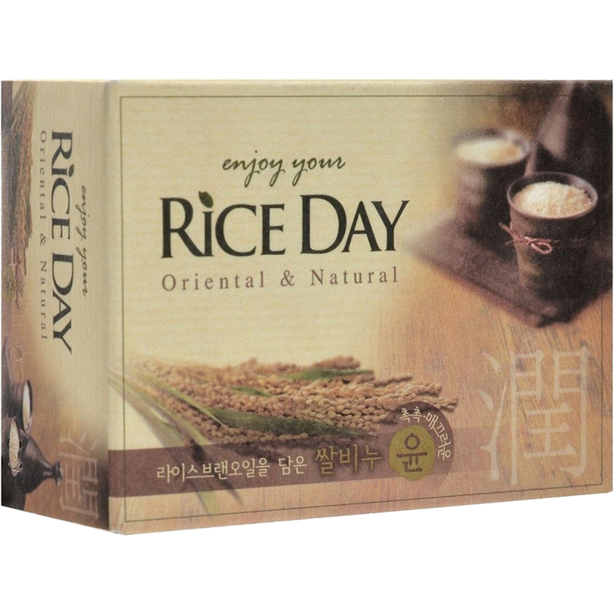 Мыло CJ Lion Rice Day с экстрактом рисовых отрубей 100 г скраб мыло cj lion rice day древесный уголь 100 г
