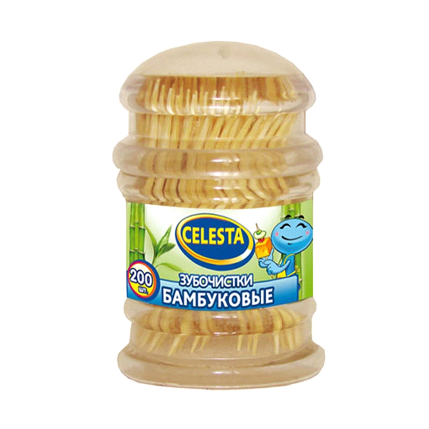 Зубочистки Celesta бамбуковые 200 шт