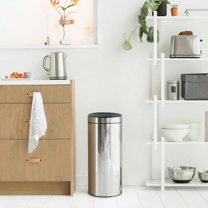 фото Бак мусорный 30л brabantia touch bin 115325