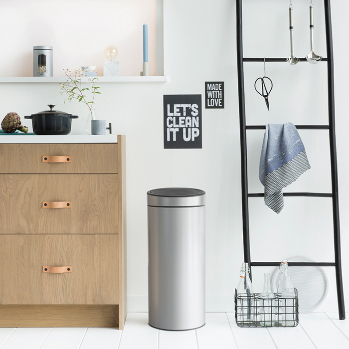 Мусорный бак Brabantia Touch Bin New 30 л серый Вид№5