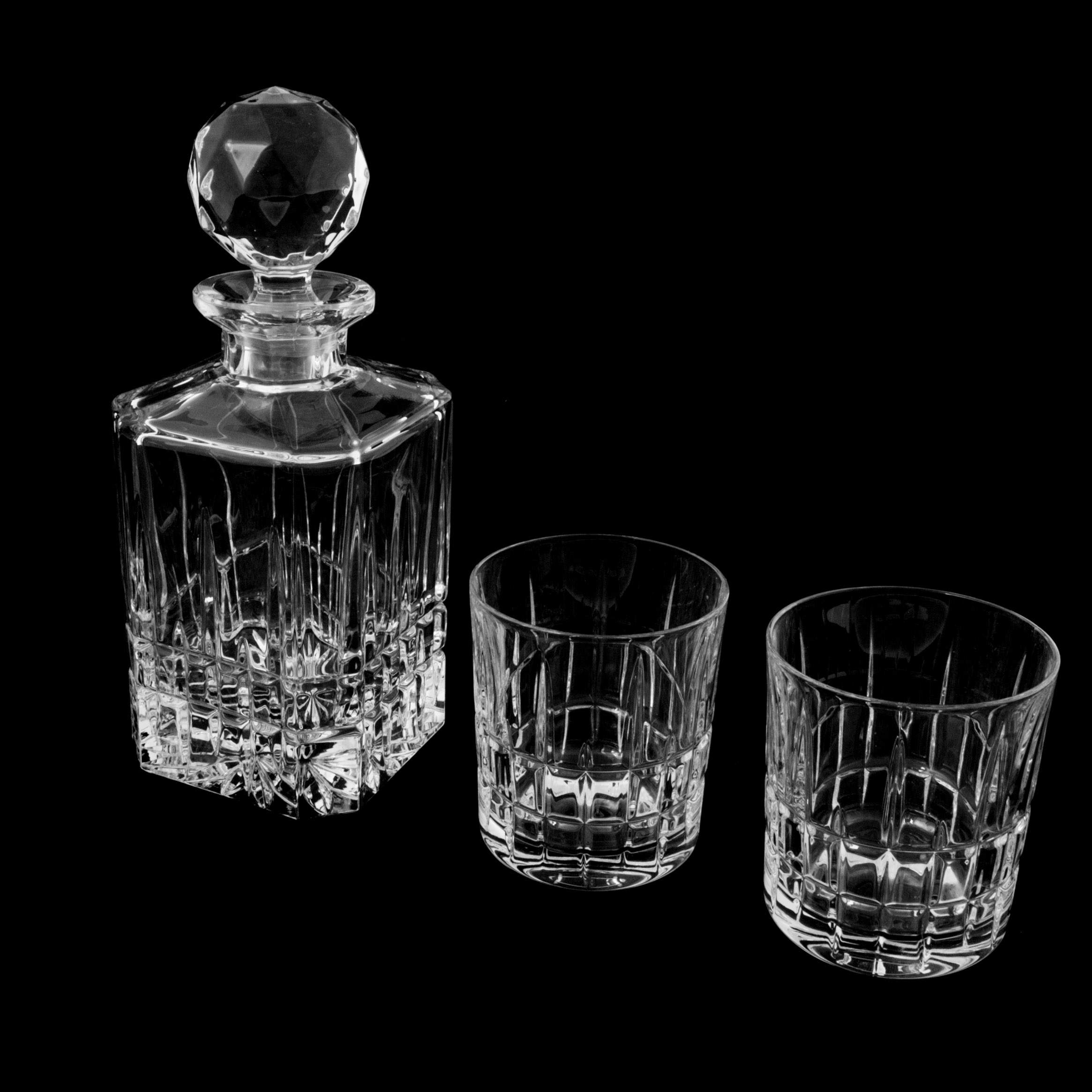 Набор для виски. Штоф 800мл+6 стаканов 320мл Crystal bohemia a.s. камни для виски в банке whiskey stones 6 шт