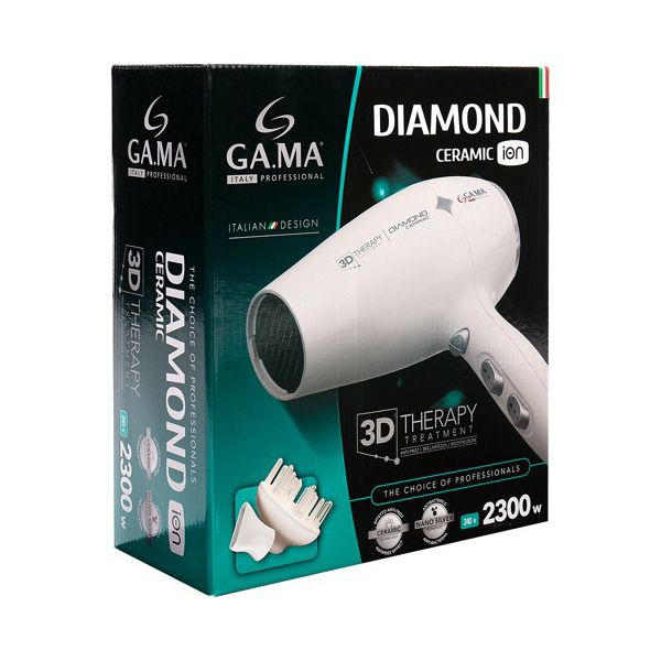 Фен Ga.Ma Diamond Ceramic Ion 3D