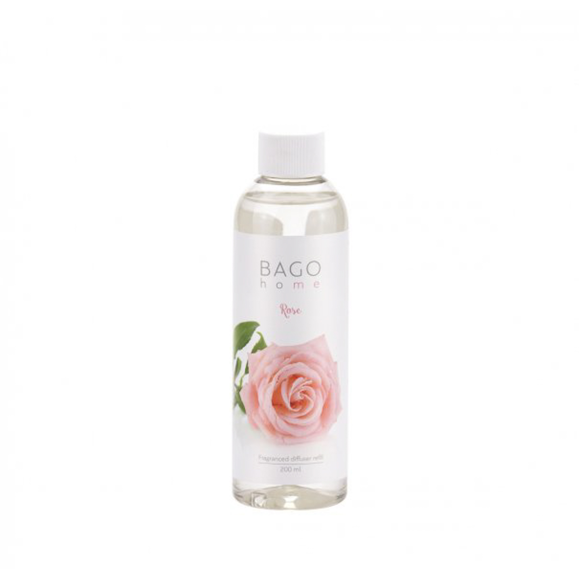Наполнитель диффузор BAGO home Роза 200 мл ароматическая смесь натуральная для бани ванны роза 100мл