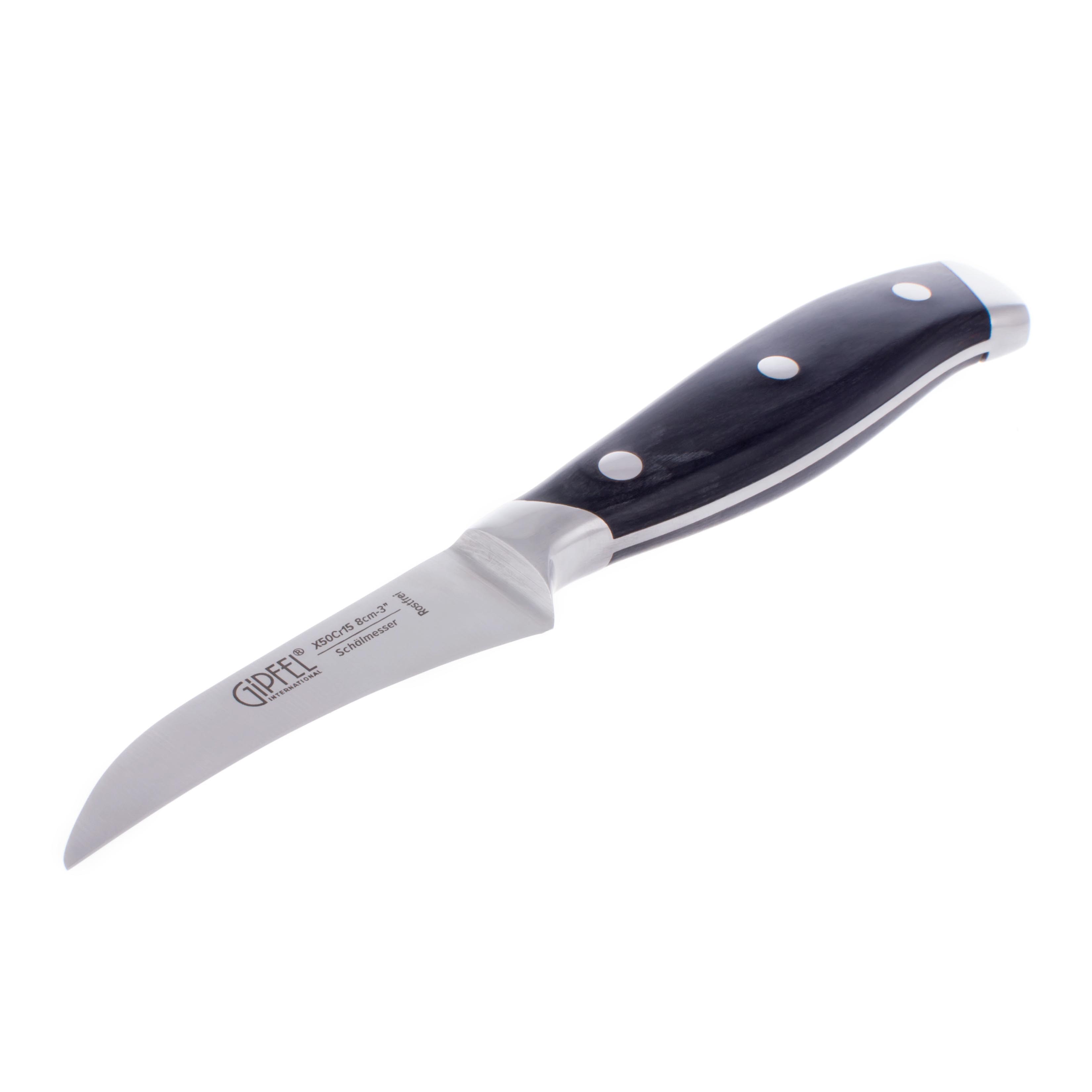 Нож для чистки овощей Gipfel Vilmarin 8 см нож для овощей и фруктов walmer titanium 10 см