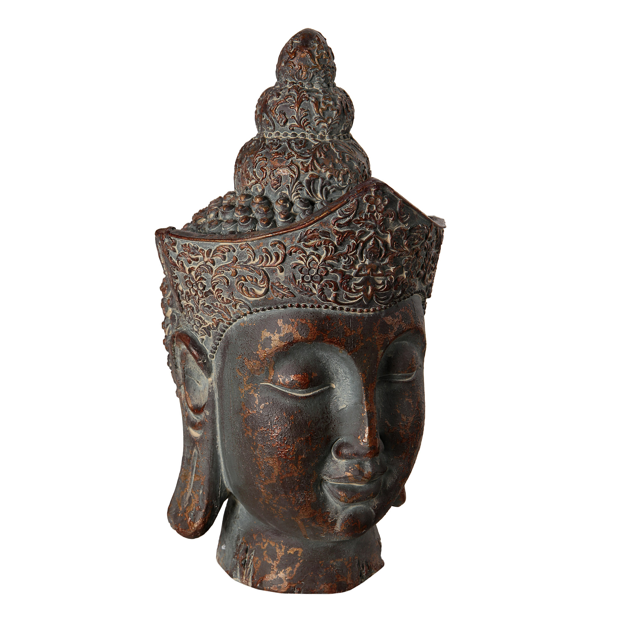 Фигура FUJIAN JINDA CRAFTS Голова Будды 19х18х33 см фигурка glasar голова будды 16х19х36см