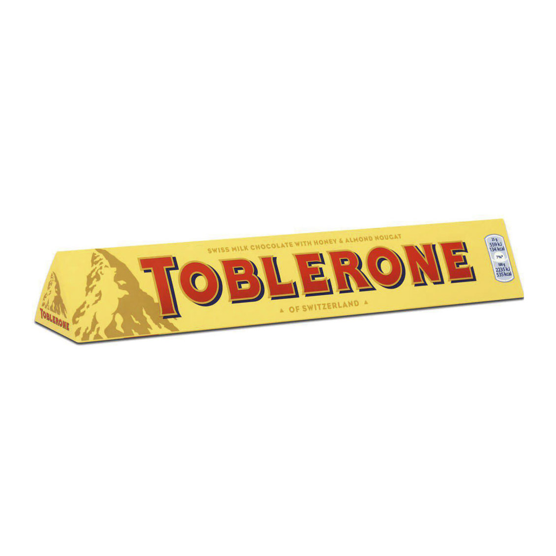 Шоколад Toblerone молочный с медово-миндальной нугой 36 г