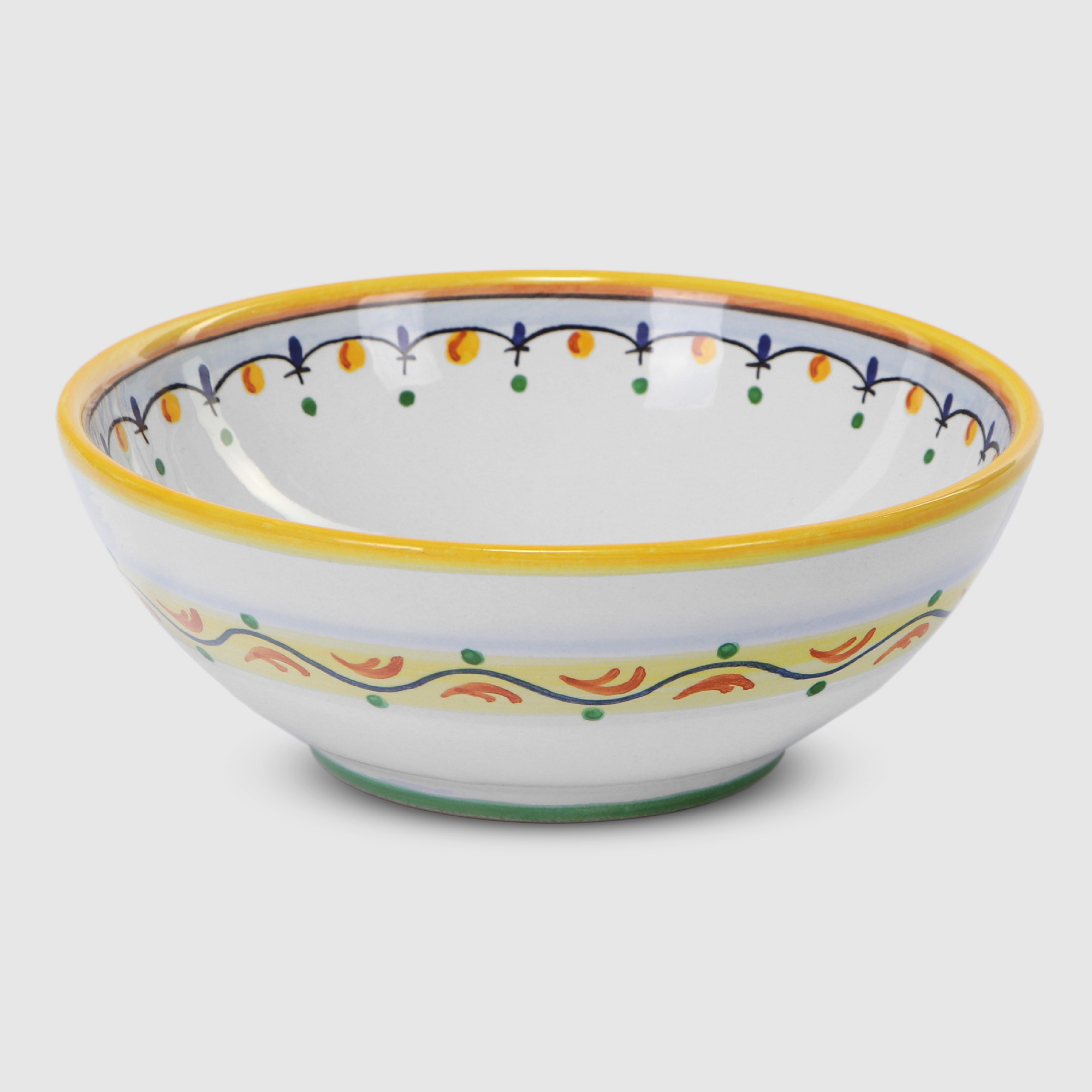 Миска Deruta Limoni 18 см ferplast thea small bowl миска для животных керамика