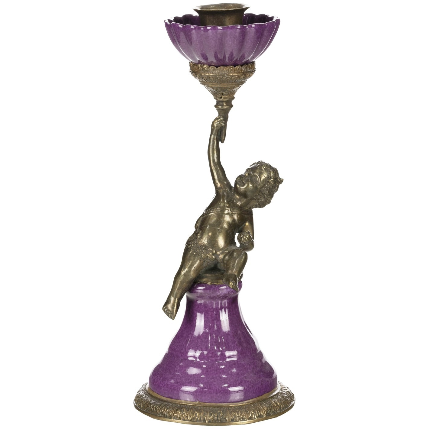 Подсвечник с ангелом Wah luen handicraft правая рука сверху 25 см подсвечник maropati фиолетовый