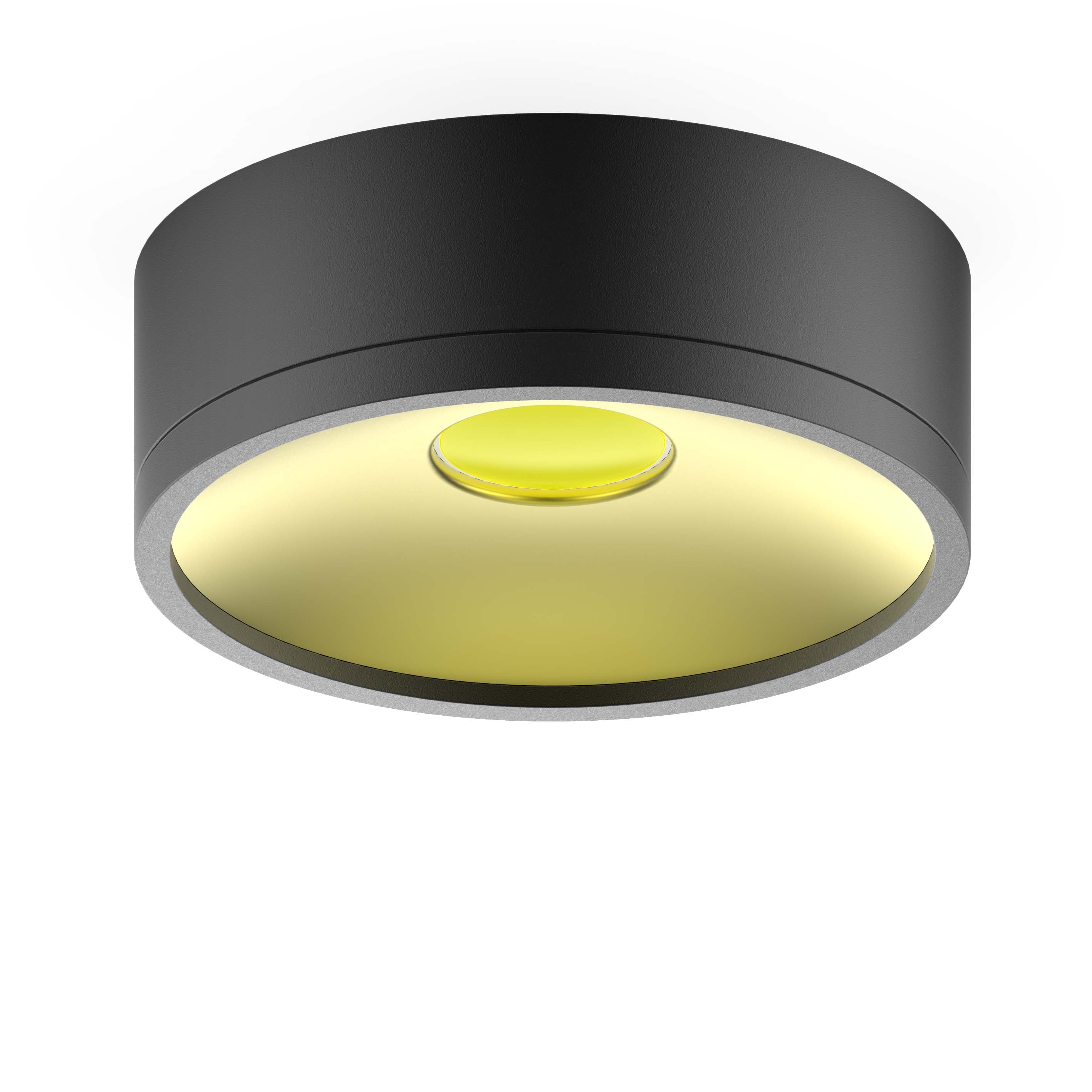 цена LED светильник накладной HD026 12W (черный/золото) 3000K 140х50,770лм, 1/30
