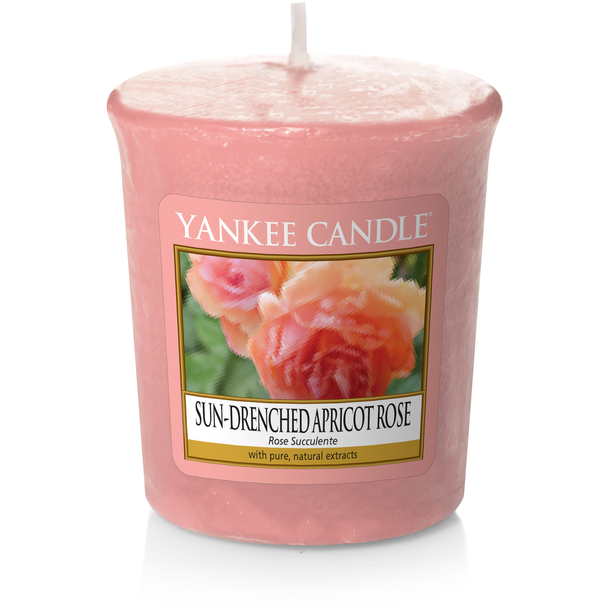 Аромасвеча для подсвечника Yankee candle Персиковая роза 49 г ок искусственный most flowers роза герцогиня кремово персиковая