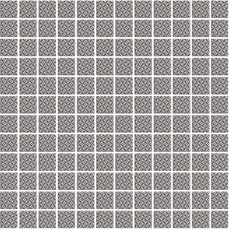 Мозаика Kerama marazzi Кастелло орнамент серый 20108 29,8х29,8 см плитка кастелло орнамент беж 29 8х29 8