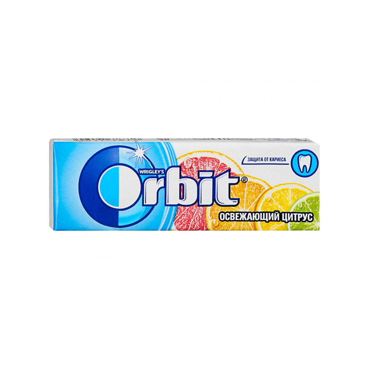 Жевательная резинка Orbit Освежающий цитрус, без сахара, 13,6 г игрушка жевательная литая