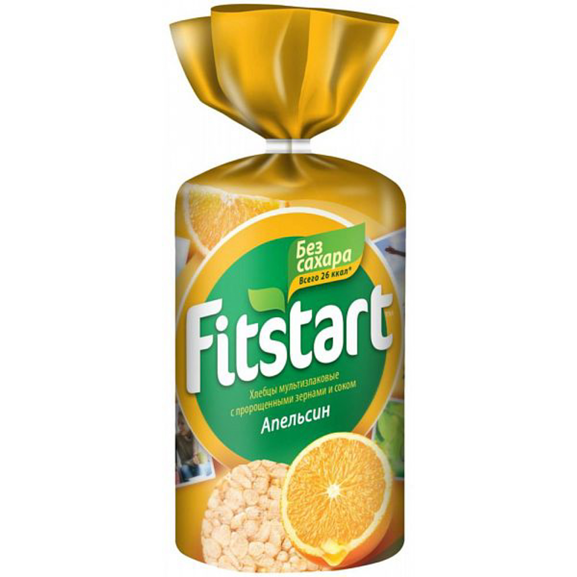 Хлебцы мультизлаковые Fitstart апельсин 100 г - фото 1