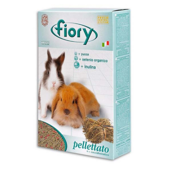 Корм для кроликов Fiory Pellettato гранулированный сухой 850 г fiory classic корм для кроликов гранулированный 680 г
