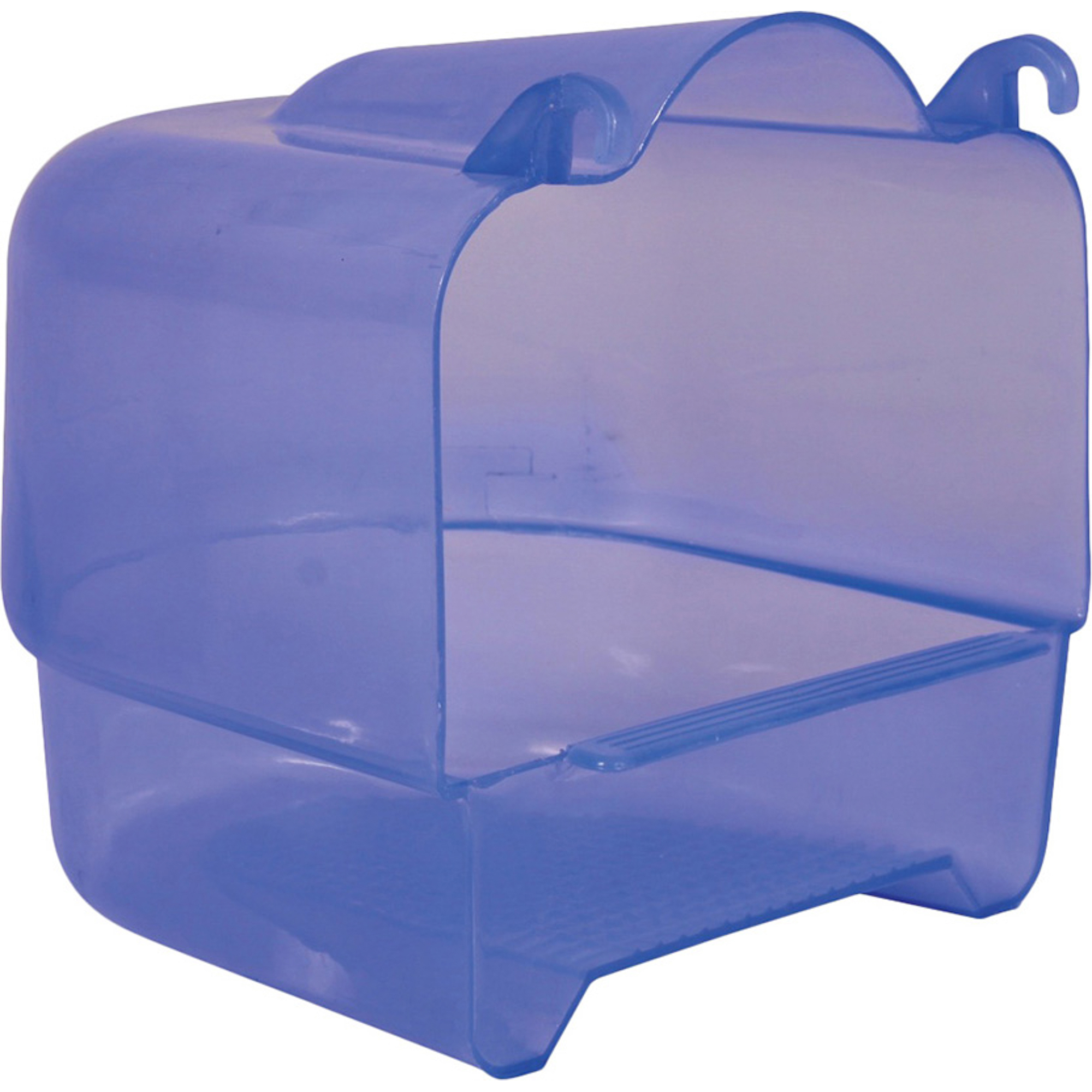 Купалка для птиц TRIXIE Пластиковая прозрачно-голубая купалка trixie для птиц полукруг 14х14х15 см
