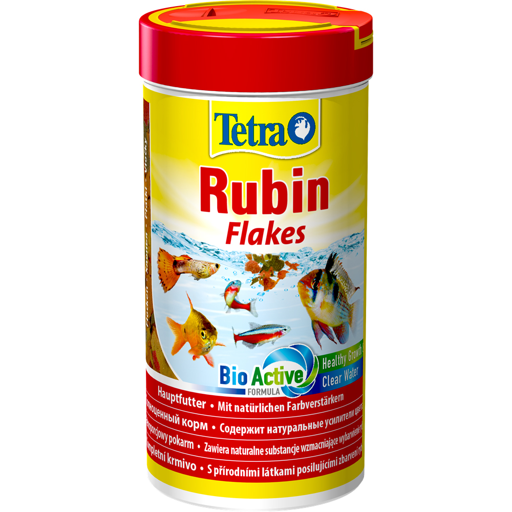 Корм для рыб Tetra Rubin для улучшения окраса 1 л jbl novocolor корм для всех видов аквариумных рыб хлопья 250 мл