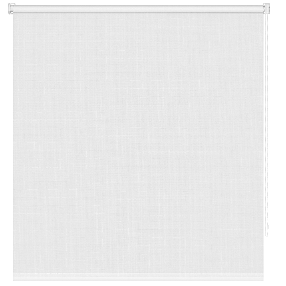 Штора рулонная Decofest Апилера Белый 140x175 см, размер 175х140 - фото 1