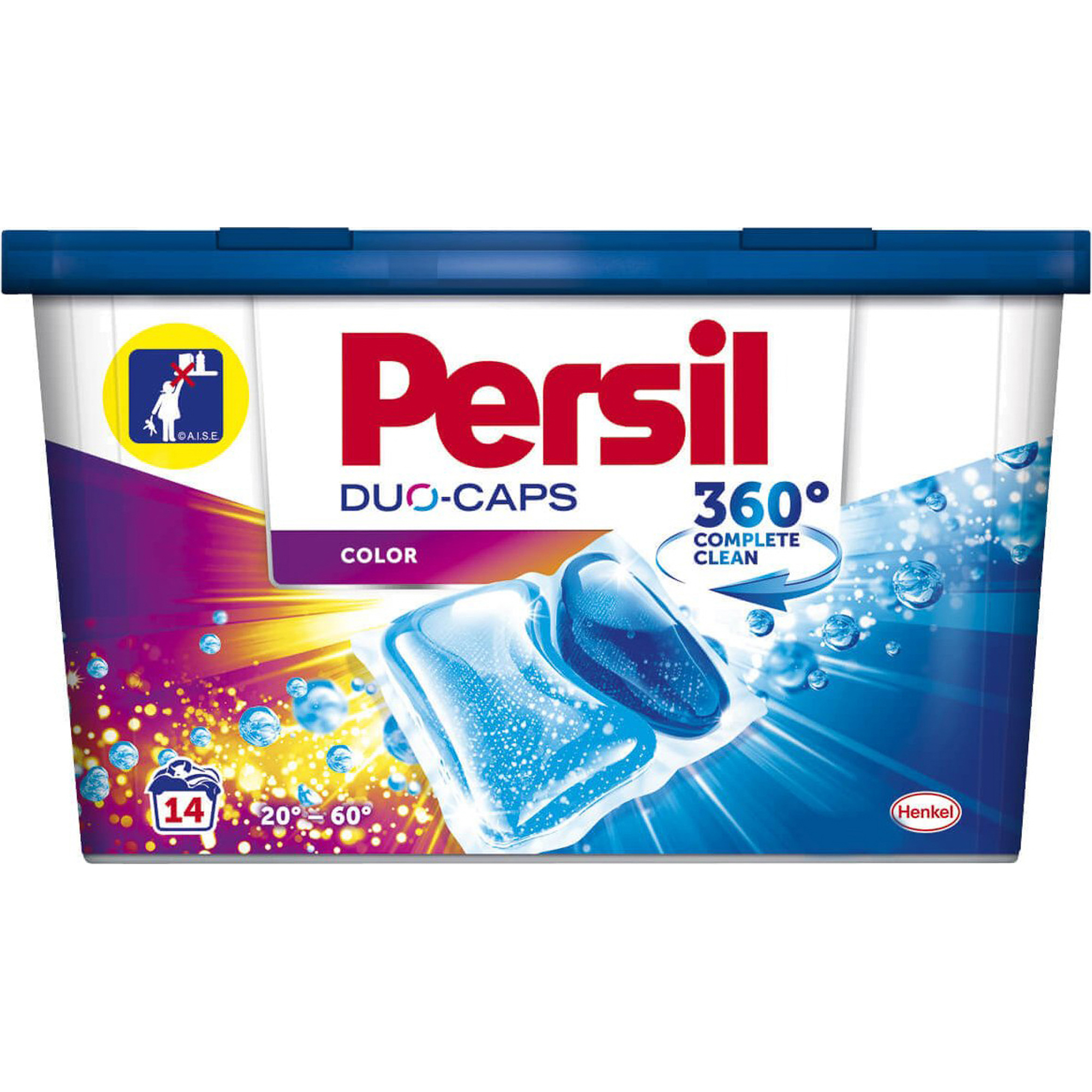 Капсулы для стирки Persil Duo-Caps Color 14 шт гель капсулы для стирки tide color 23 шт