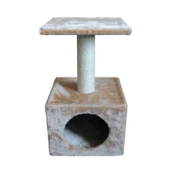 Когтеточка для кошек MAJOR Домик 30x30x57см бежевый иванки домик угловой со столбиком для кошек джут