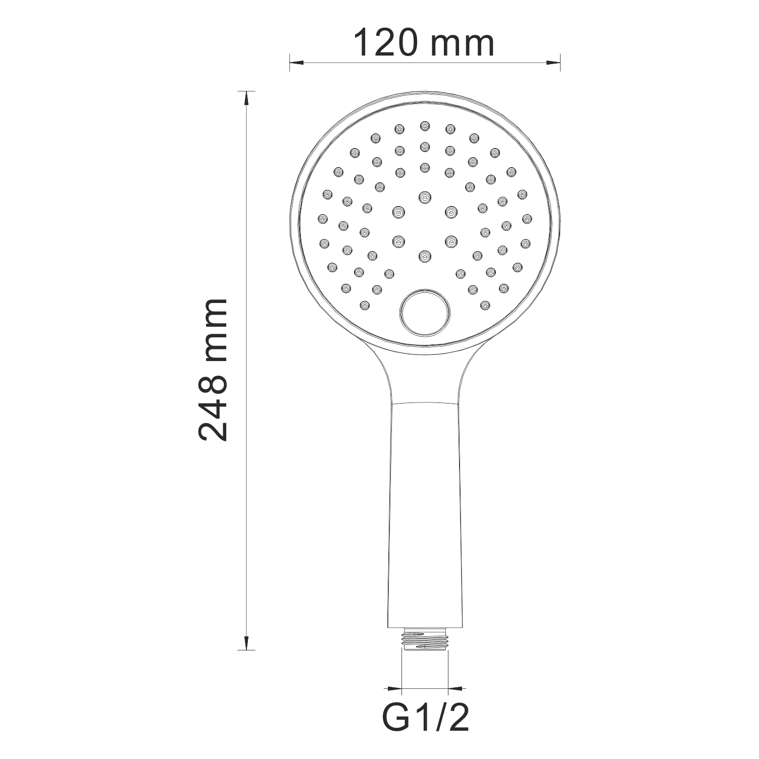 Лейка 3-функциональная Wasserkraft серебряная 12х4,5х24,8 см Вид№2