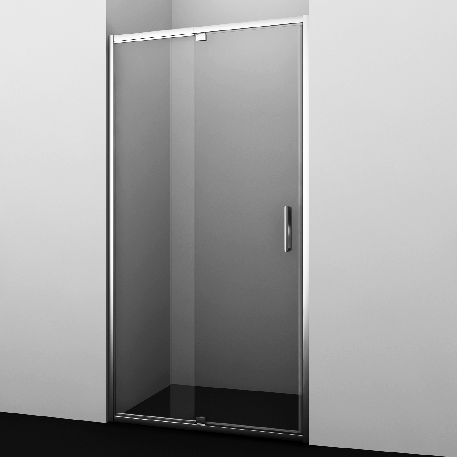 Душевая дверь WasserKRAFT Berkel 120x200 см, цвет серебристый
