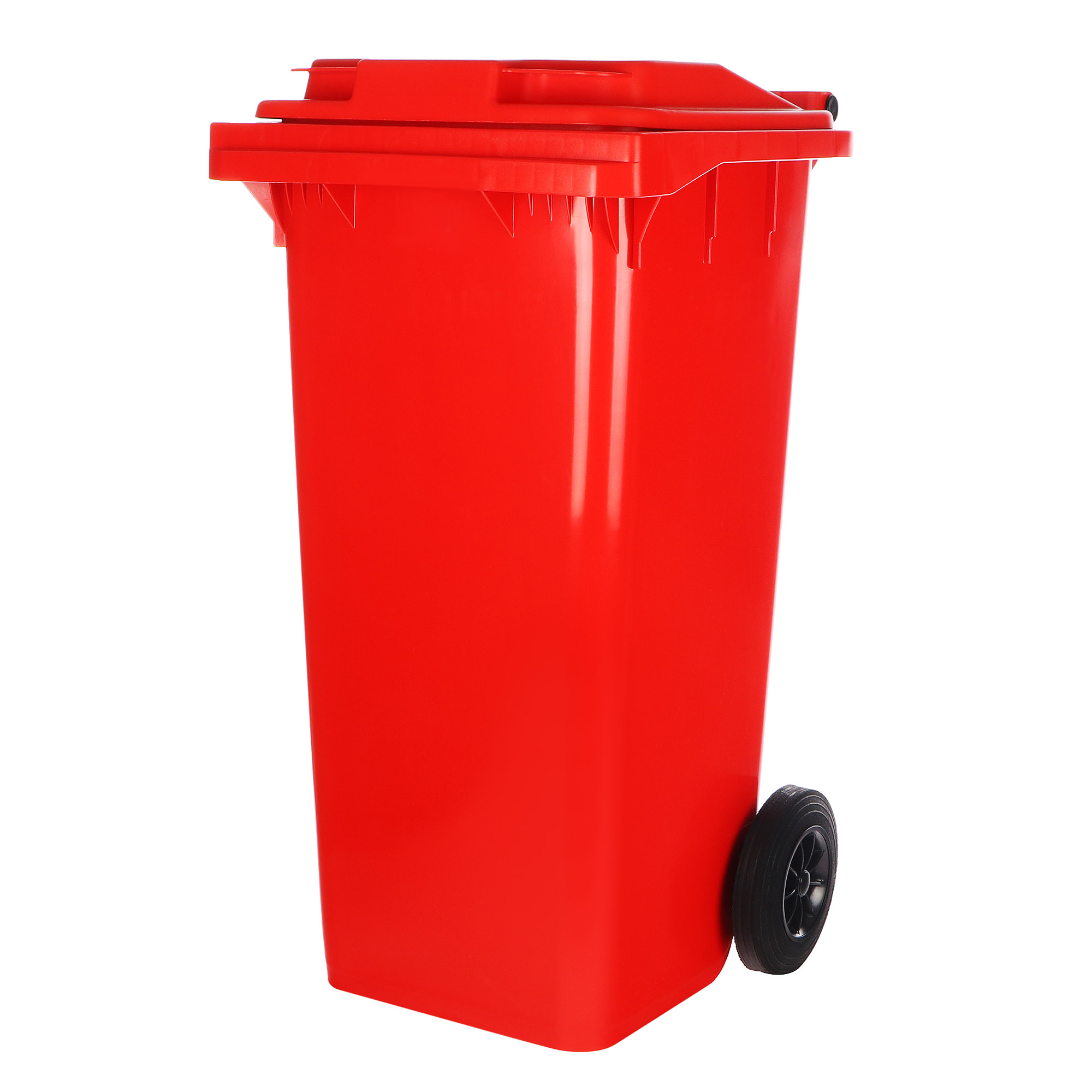 Контейнер мусорный передвижной Ай-пласт 120 л.красный контейнер мусорный передвижной ай пласт 120 л синий