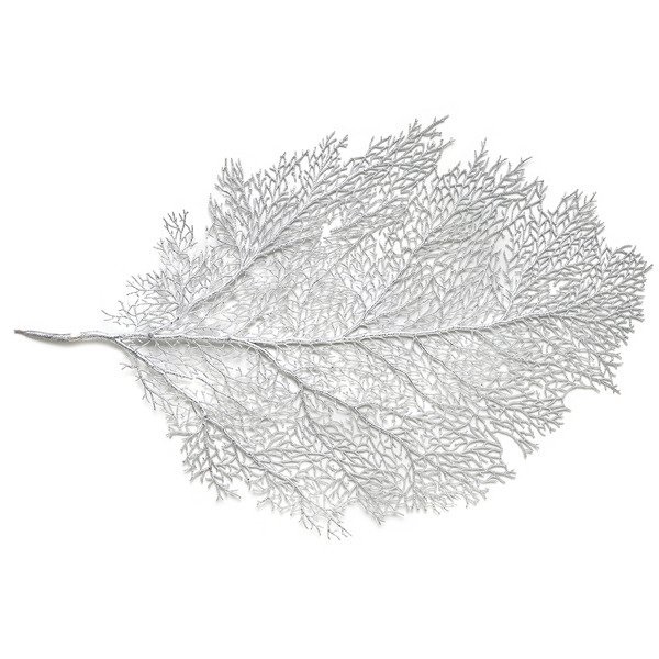 фото Салфетка harman 56х35 см листья серебро