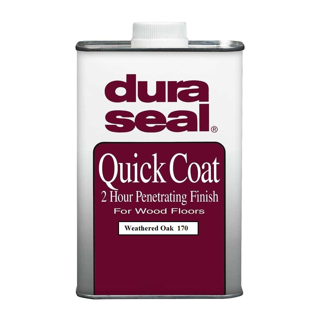 Масло для пола DuraSeal Quick Coat 170, Weathered Oak - Выдержанный дуб, кварта 0,95л. бензо масло стойкий металлический сгон для пола uctem plas