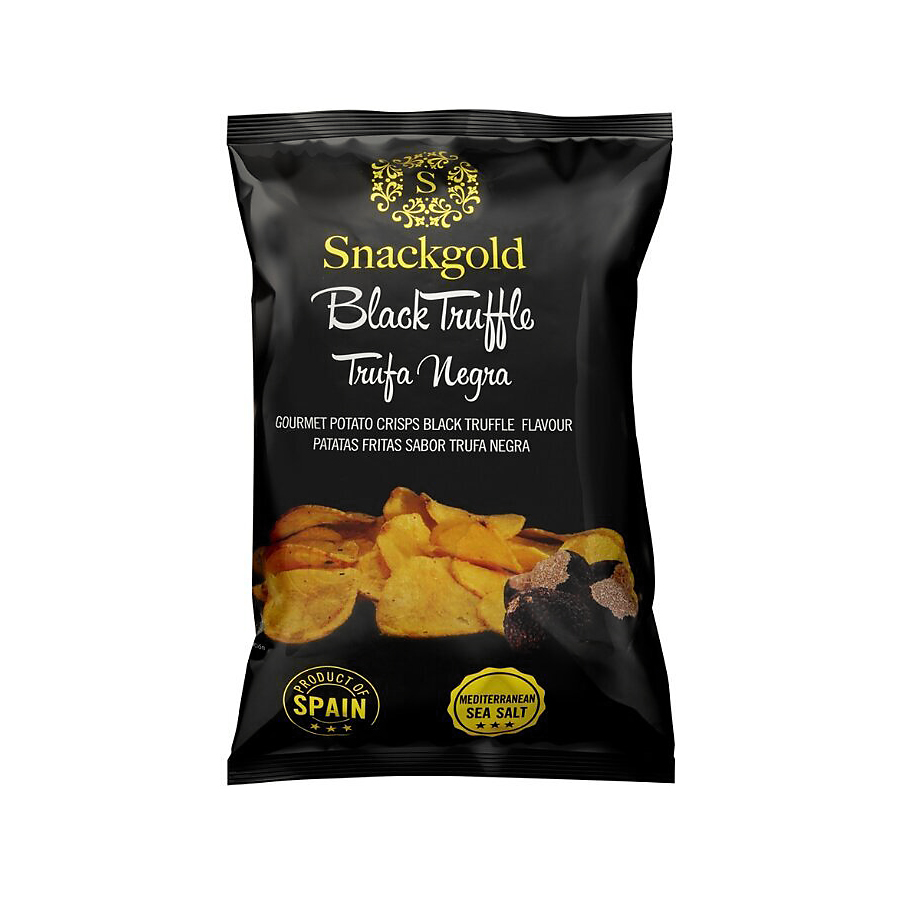 Чипсы Snackgold Черный трюфель 120 г чипсы хрустящий картофель в ломтиках со вкусом сыра 70 гр