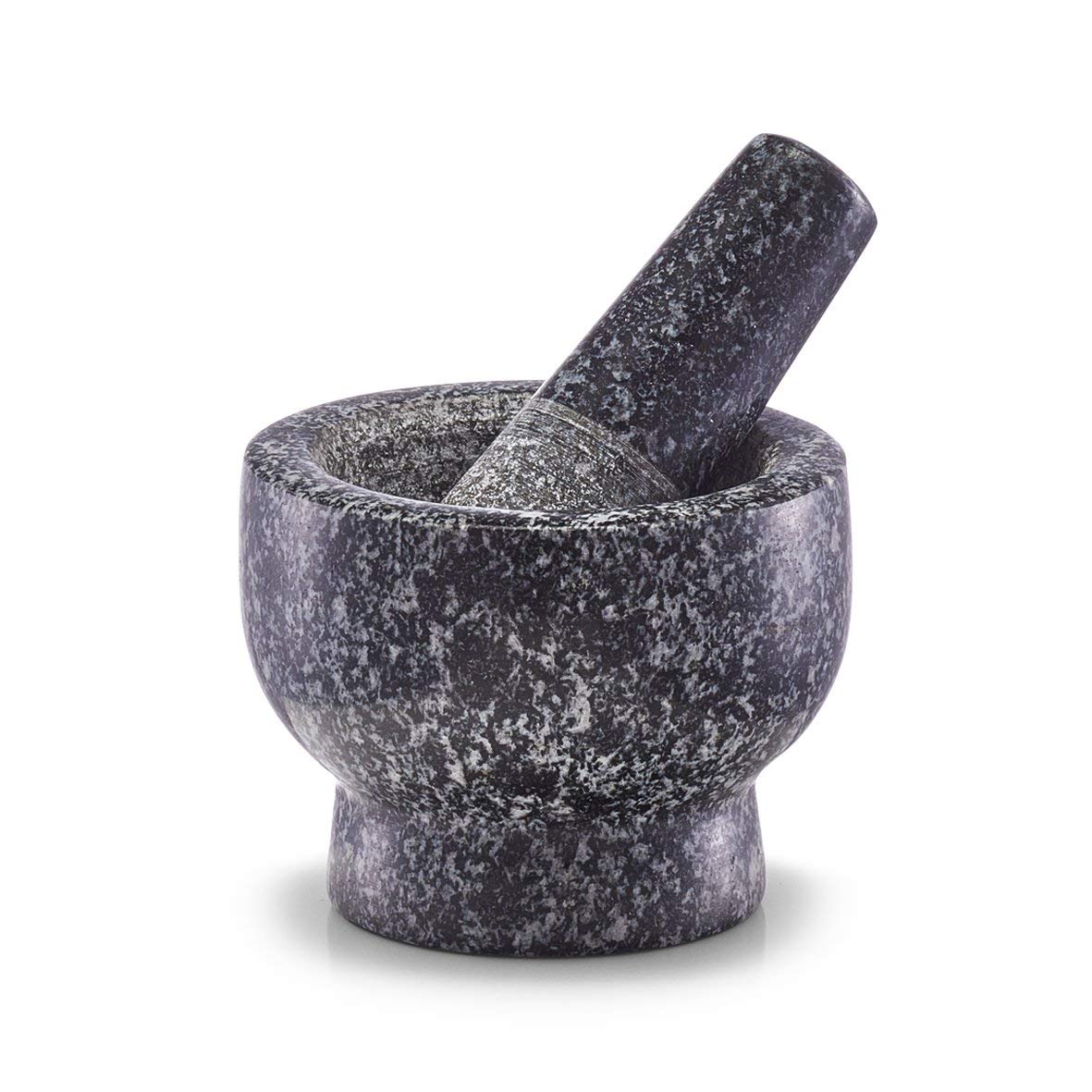 фото Ступка с пестиком d-9см камень zeller темно-серый