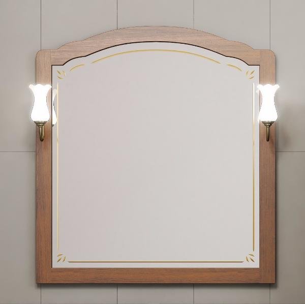 Зеркало Opadiris Лоренцо коричневое 103х96 см