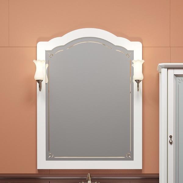 Зеркало Opadiris Лоренцо белое 103х76 см