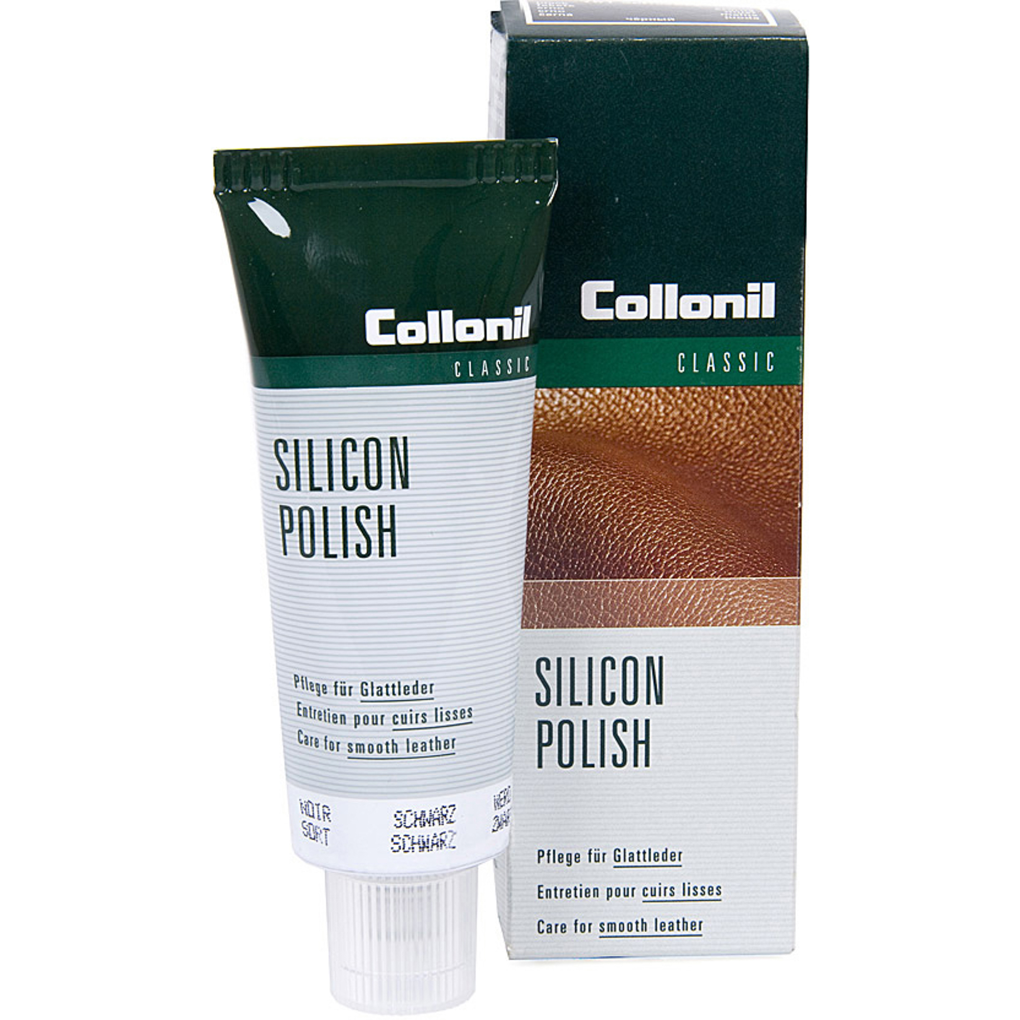 Крем Collonil Silicon Polish черный 75 мл крем collonil silicon polish нейтральный 75 мл