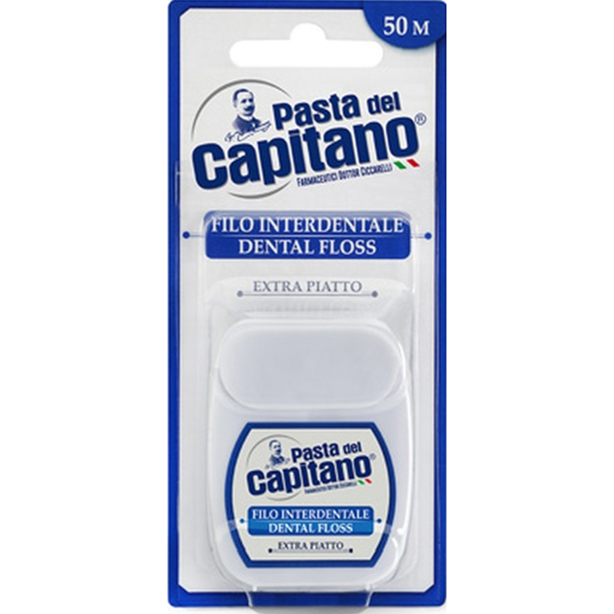 Нить зубная Pasta del Capitano 50 м зубная щетка pasta del capitano профессиональный полноценный уход