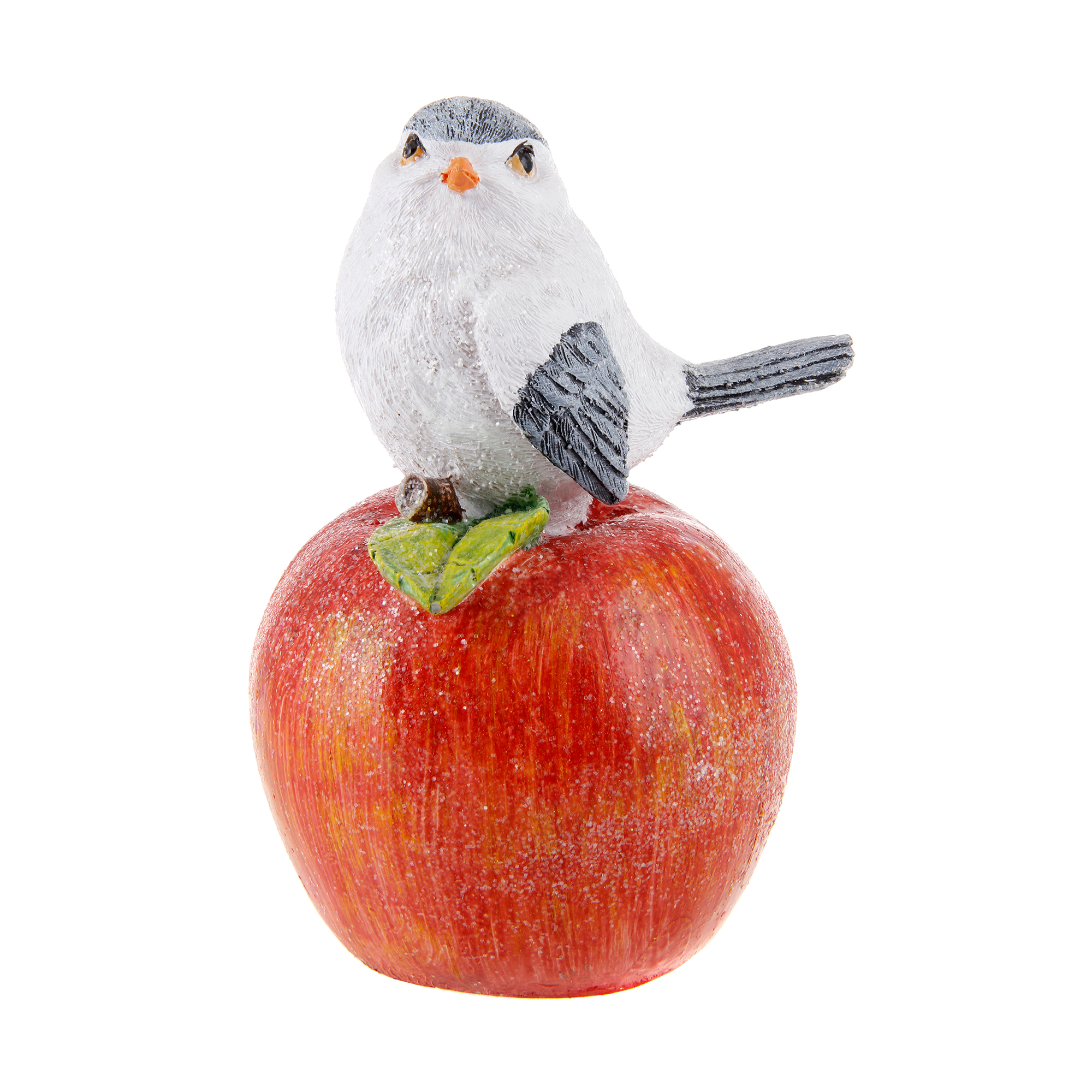 Птичка на яблоке новогодняя ТПК Полиформ 18 см