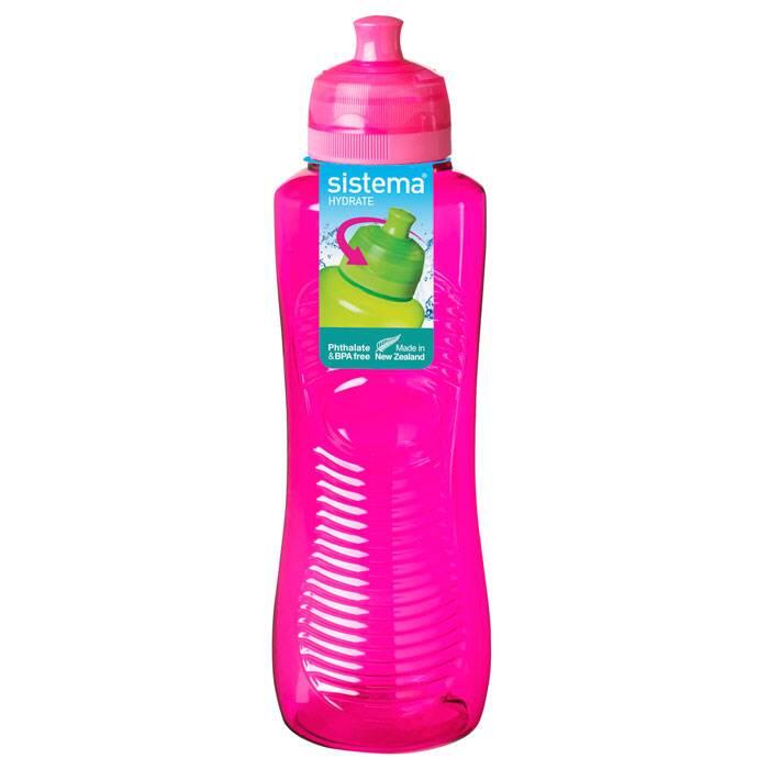 Бутылка спортивная Sistema Hydrate 0,8 л, цвет в ассортименте - фото 4