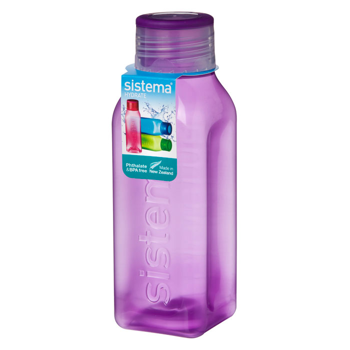 Бутылка для воды Sistema Hydrate 0,47 л, цвет в ассортименте - фото 4