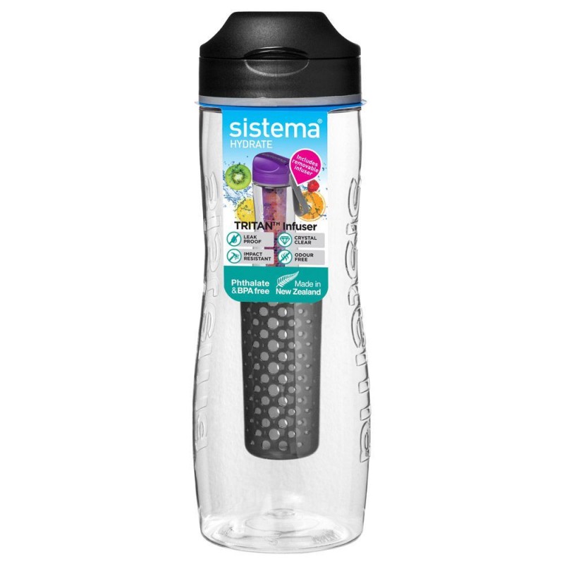 Бутылка с диффузором Sistema Tritan Infuser 0,8 л, цвет в ассортименте - фото 5