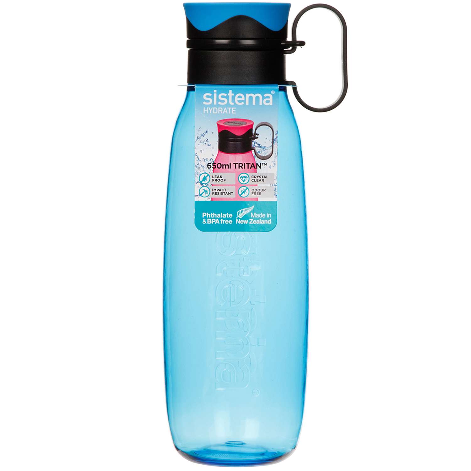 Бутылка для воды Sistema Tritan 0,65 л, цвет в ассортименте - фото 1