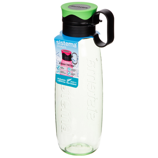 Бутылка для воды Sistema Tritan 0,65 л, цвет в ассортименте - фото 2