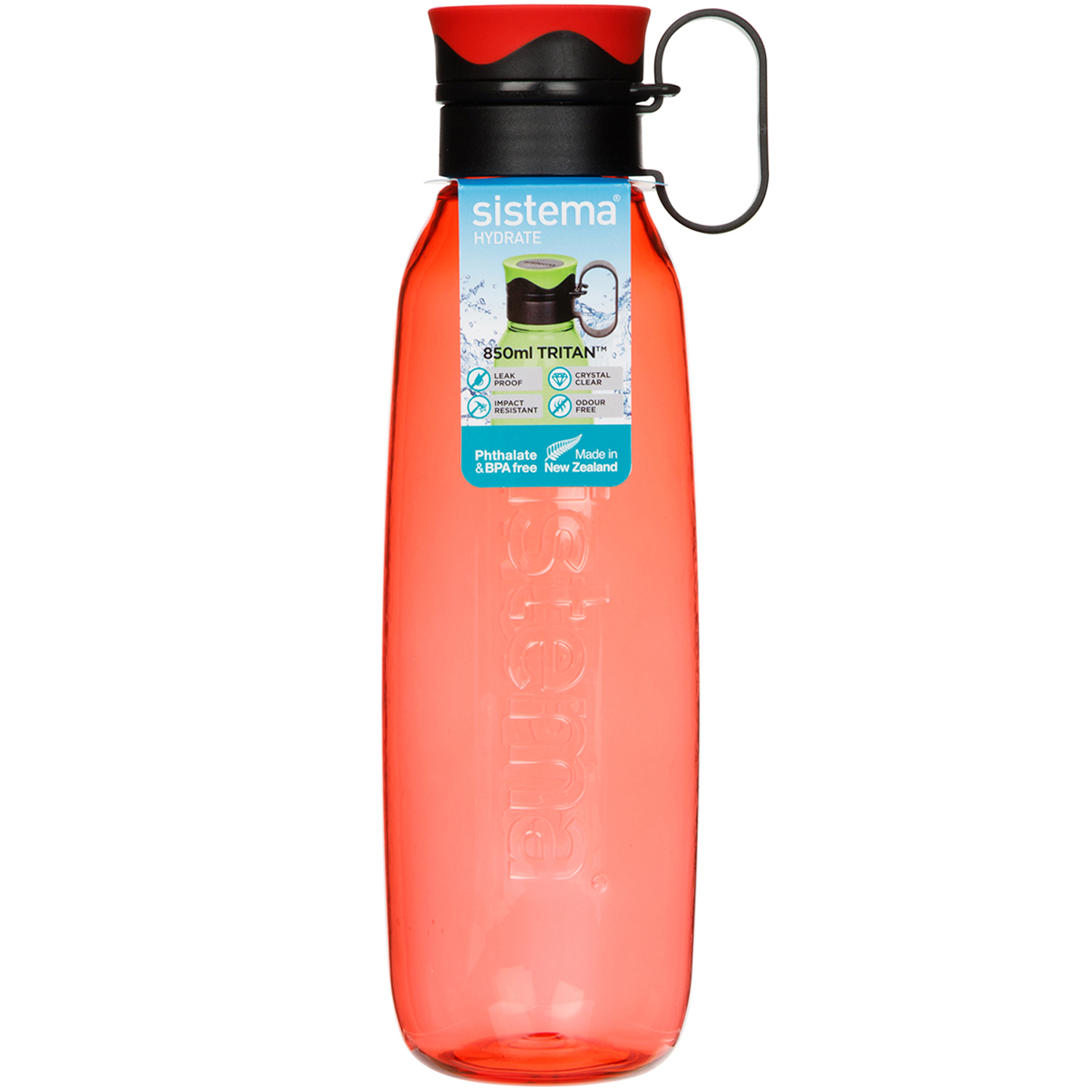 Бутылка для воды Sistema Tritan 0,85 л бутылка для воды bool bool со шнурком в ассортименте 500 мл
