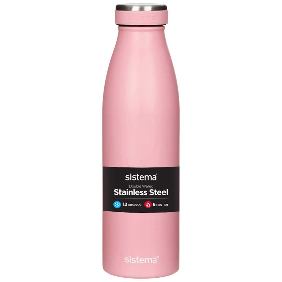 Бутылка стальная Sistema Hydrate 0,5 л, цвет в ассортименте - фото 1